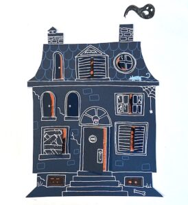 Haunted House paper craft