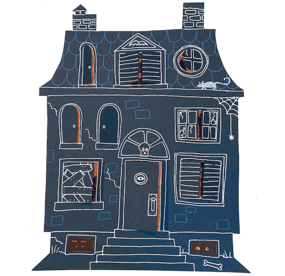 Haunted House pape craft animation Lena Podesta