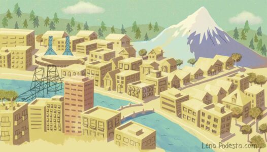 Portland, OR Illustration of Portland, OR